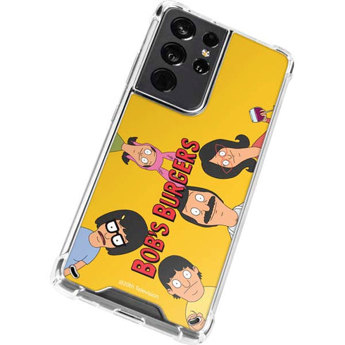 Bobs Burgers Stare Galaxy S21 Ultra 5G Clear Case